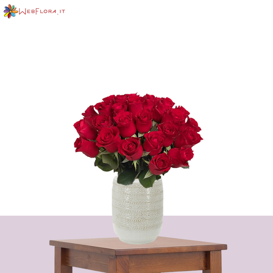 30 Rose Rosse da 50 cm