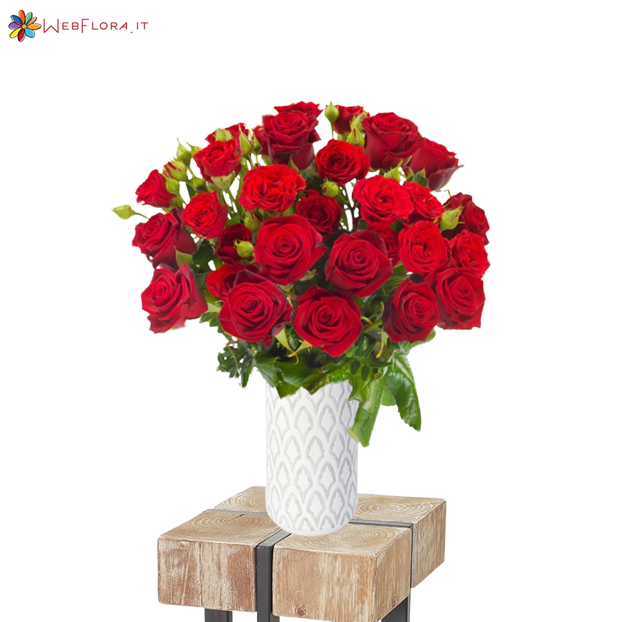 36 Rose Rosse da 70 cm