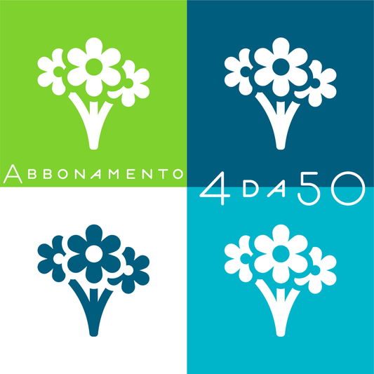 Abbonamento Floreale da 4 consegne da 50€ ognuna