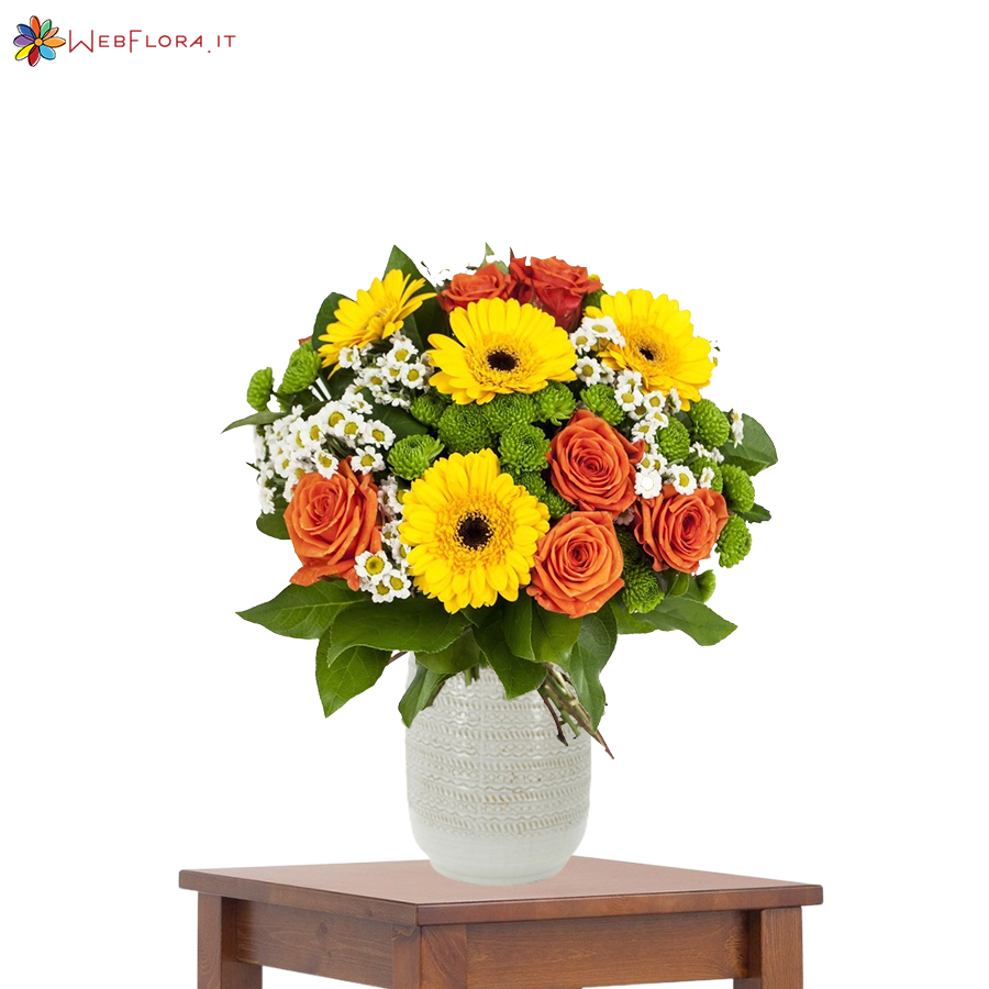 Bouquet Santini Gerbere Rose
