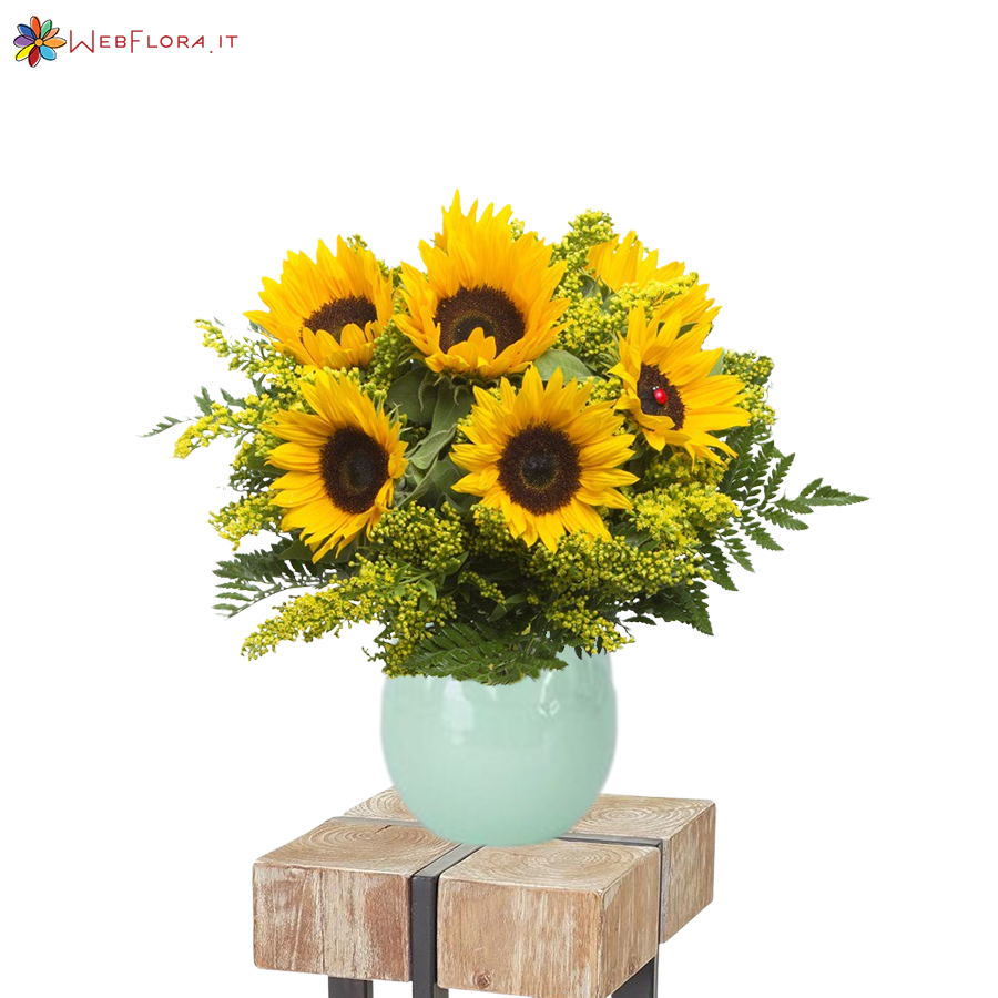 Bouquet Girasoli Solidago