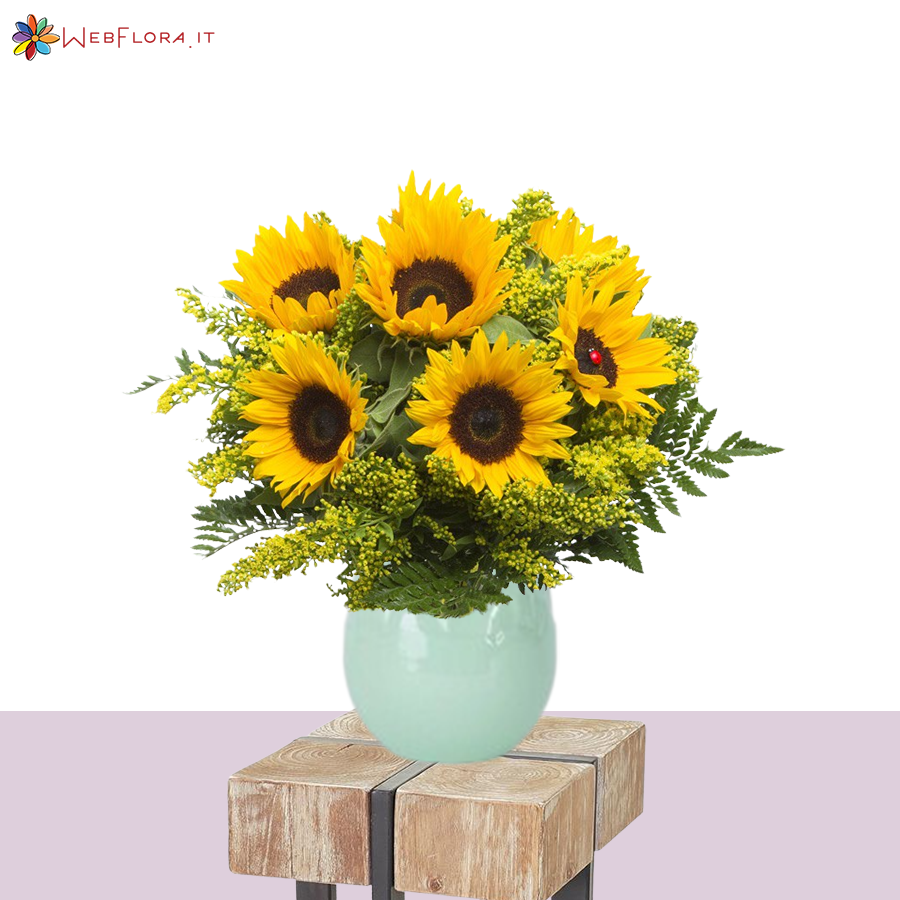Bouquet Girasoli Solidago